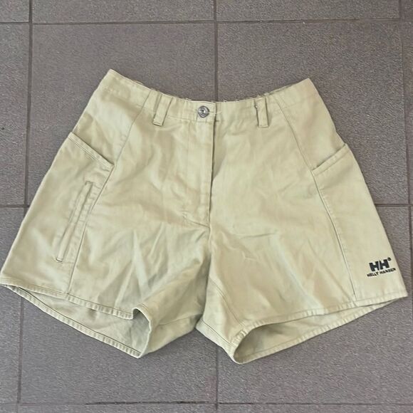 EXCELLENT CONDITION VINTAGE HELLY HANSEN WOMENS MEDIUM COTTON HIKING SHORTS - Picture 1 of 5